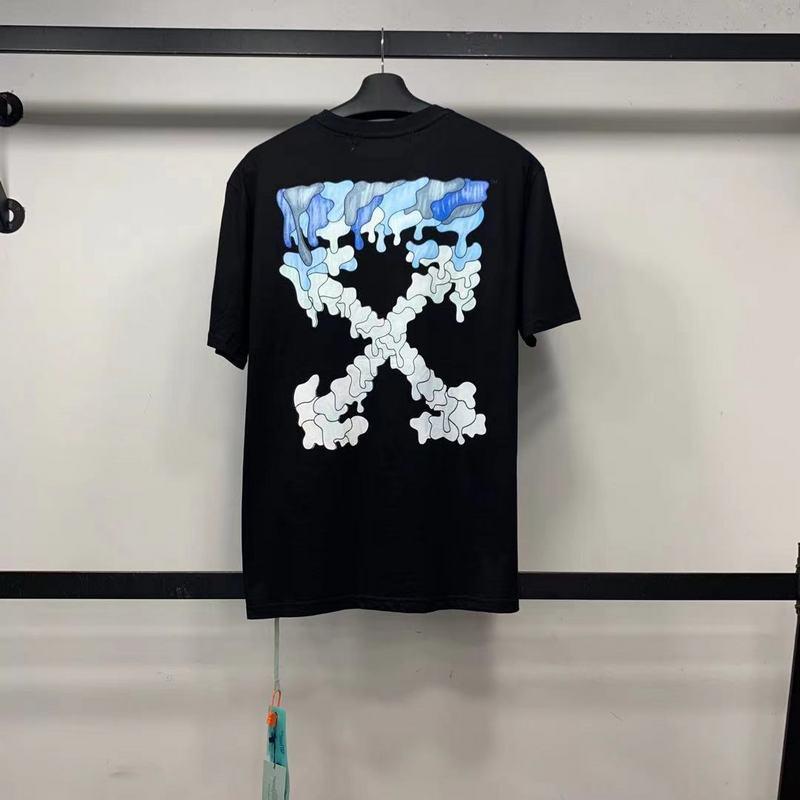 Off White T Shirt Short Sleeve Men'S And Women'S Cotton Tshirt Owt
