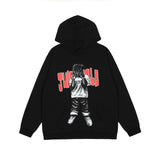 Vlone Hoodie Terry Autumn And Winter High Street Loose Hip Hop Cotton Short Sleeve