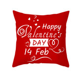 Valentine's Day Pillow Covers 4 Piece Random Styles Together, Home Pillow Cushion Cover