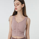 Underwear for Sweating Sports V-neck Yoga Vest