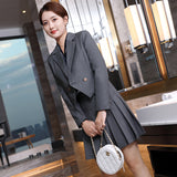 Interview Suit Women Spring and Autumn College Suit Clothing Work Clothes