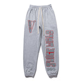 Vlone Pant Hip Hop Large V Printed Men'S And Women'S Sweatpants Trousers