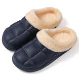 Cotton Slides Autumn and Winter Cotton Slippers Indoor Platform Cute Cotton Shoes Home Warm Slippers Men