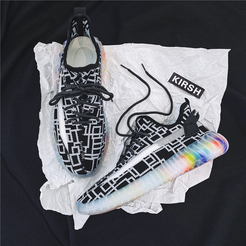 designer Sneaker Shoes Men's Shoes Summer Korean Fashion Breathable Casual Sneakers