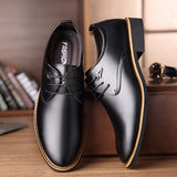 Men's Dress Shoes Classic Leather Oxfords Casual Cushioned Loafer Business Formal Wear Leather Shoes