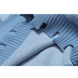 Men Sweater Men = Loose round Neck Sweater Irregular Hem Long Sleeve