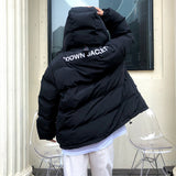 Off White Coats Letter Thickened Cotton Padded Coat Men And Women Hooded Cotton Coat