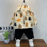 Toddler Boys Sweater Boys Autumn Clothing Casual Shirt