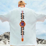 Men T-Shirts Loose Print Half Sleeve Shirt