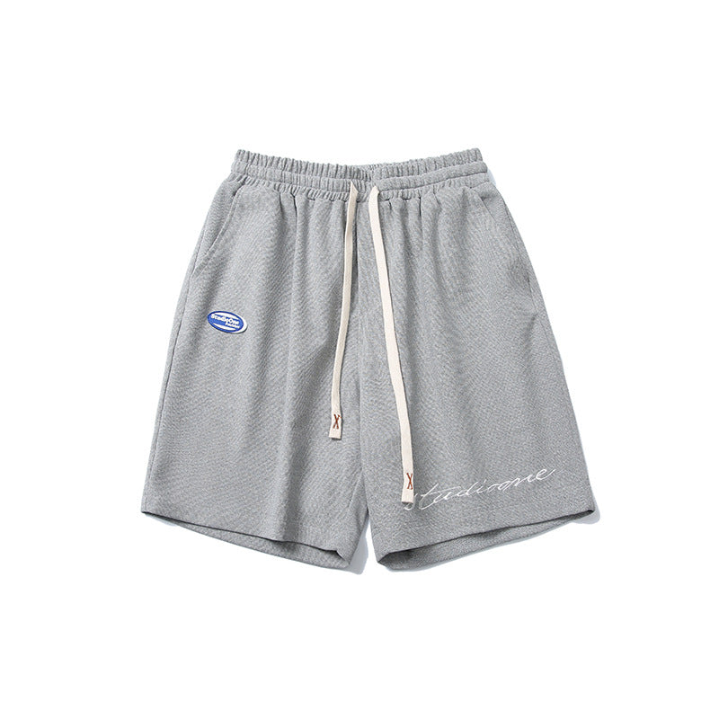 Men Shorts Summer Men's Letter Embroidery Sweatpants Casual Straight Pants