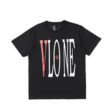 Vlone Mexico Shirt Short Sleeve T-Shirt Printed Men'S And Women'S Able Half Sleeve