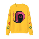 Squid Game Costume Sweatshirt Crew Neck Casual Sweatshirt for Men and Women