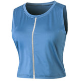 Moisture Wicking Tank Top Fitness Vest Crew Neck