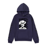 Anime Hoddies One Piece Anime Sweater Straw Hat Luffy Printed Hoodie Autumn Winter Sweater Men