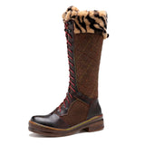 Justin Yellowstone Boots Retro Ethnic Style Retro Women'S Shoes