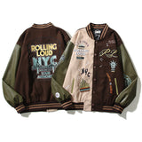 Cardigan Baseball Jacket Autumn and Winter TS New York City Exclusive Statue of Liberty Embroidery