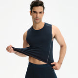 Moisture Wicking Tank Top Sports Vest round Neck Tight