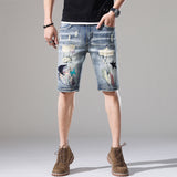 Men Jorts Vintage Shorts Men's Summer Thin Casual