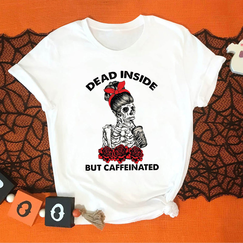 Halloween Costumes Bad Witch Vibe Shirt Printed Short Sleeve T-shirt Unisex Wear
