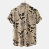 Camp Collar Shirt Printed Floral Shirt