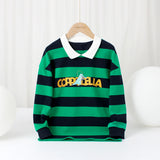 Children Long Sleeve Shirts Spring and Autumn Men's T-shirt Top
