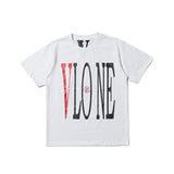 Vlone Shortsleeved Tshirt Printed Friends High Street Hip Hop Men And Women Half Sleeve