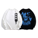 Crew Neck Sweatshirts Men's Autumn Printed Sweater Men