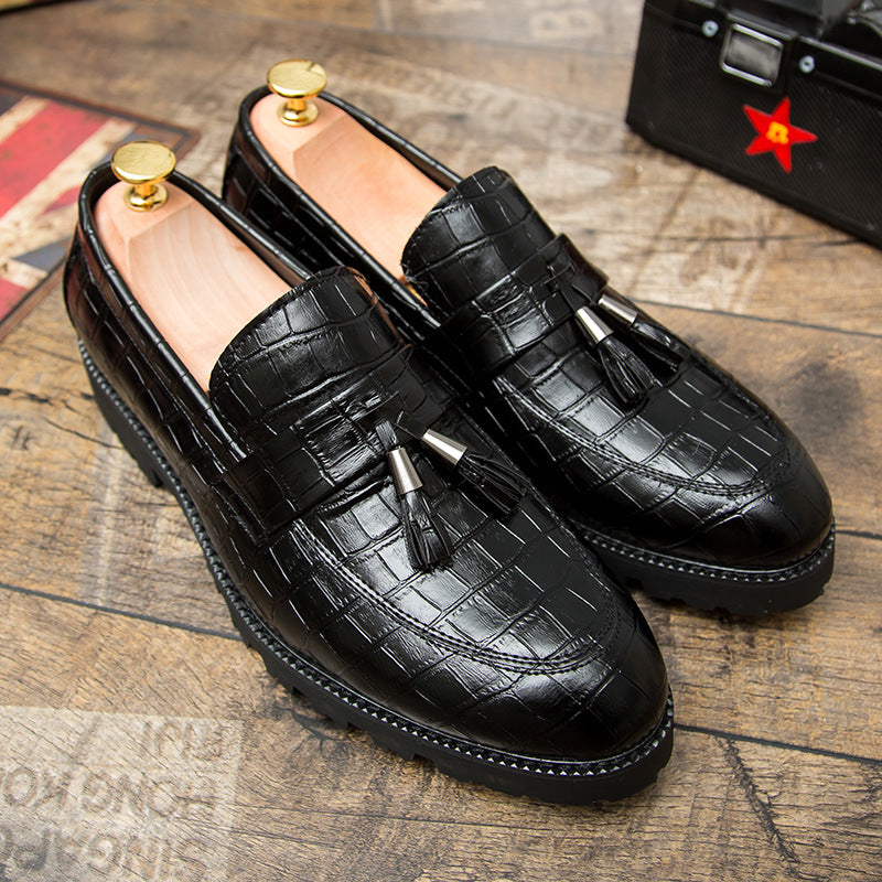 Men's Loafers Relaxedfit Slipon Loafer Men Shoes Men Leather Shoes Spring Leisure Trendy Breathable Fashion