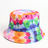 Bucket Hat Fishing Cap Cotton Print Fisherman Hat Printing Pattern Bucket Hat Male and Female Households