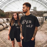 Askyurself T Shirt Printed High Street Casual Short Sleeve T-shirt