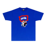 Ice Cream Running Dog T Shirt Loose Printed Audio Rap T-shirt