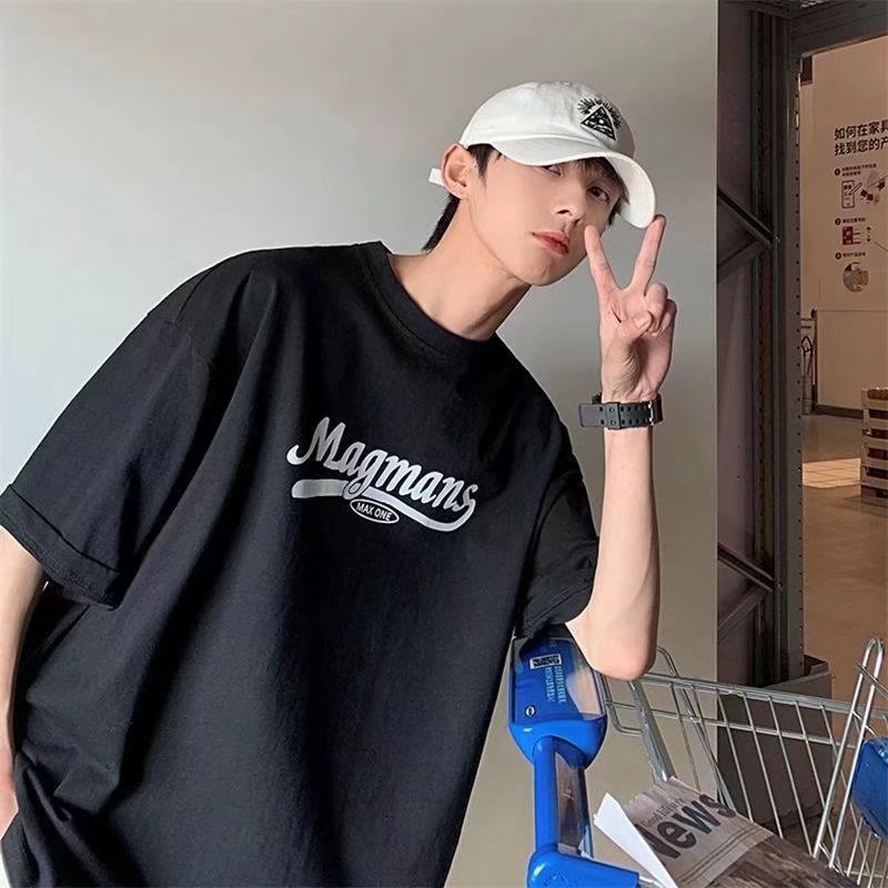 Men T-Shirts Loose Oversize Printing