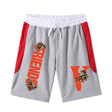 Vlone Shorts Printed Summer Men'S Beach Pants Bermuda Shorts