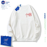 Nasa Children'S Hoodie Nasa Sweater Children'S Clothing Autumn Loose Round Collar Tide Boys And Girls Long Sleeve Base 2022 Spring And Autumn Sweater Wholesale
