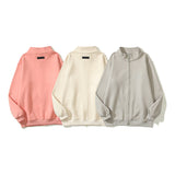 Cardigan Baseball Jacket Autumn and Winter Logo Letter Flocking Zipper Hooded Sweater