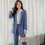 Interview Suit Women's Long-Sleeved Suit Casual Fashion Spring, Autumn and Winter