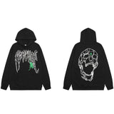 Revenge Hoodie Skull Printed Hoodie