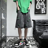 Men Denim Shorts Summer Men's Jeans Shorts Loose