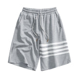 Men White Shorts Men's Shorts Summer Casual Casual Sports Pants Loose
