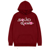 Squid Game Costume Pattern Printed Men's and Women's Loose Hooded Sweater