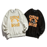 Crew Neck Sweatshirts for Men Men's Clothing Autumn I Printed Crew Neck Sweatshirt Men's Casual