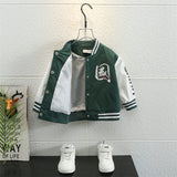 Toddler Boys Jackets Boys' Coat Jacket Baseball Uniform Spring and Autumn