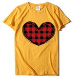 Valentine's Day T Shirts Couples Printed Women's T-shirt Loose T-shirt