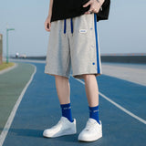 Men White Shorts Casual Beach Pants Men's Sports