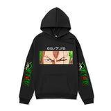 Anime Hoddies One Piece Series Sweater Men Sauron Print Fall Winter Coat