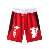 Vlone Shorts Printed Shorts Men'S Summer Loose Sports And Leisure