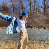 Vintage Y2g Shirts Women's Summer Top