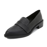 Women Black Dress Shoes Leather Shoes