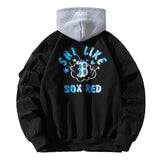 Varsity Jacket Men'S Thin Pilot Jacket Women'S Couple Trendy Youth Street Dance Hip-Hop Baseball Uniform Hooded Jacket