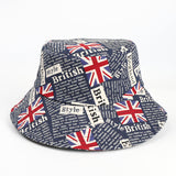 Bucket Hat Fishing Cap Cotton Print Fisherman Hat Bucket Hat Cotton Printed Sun Hat